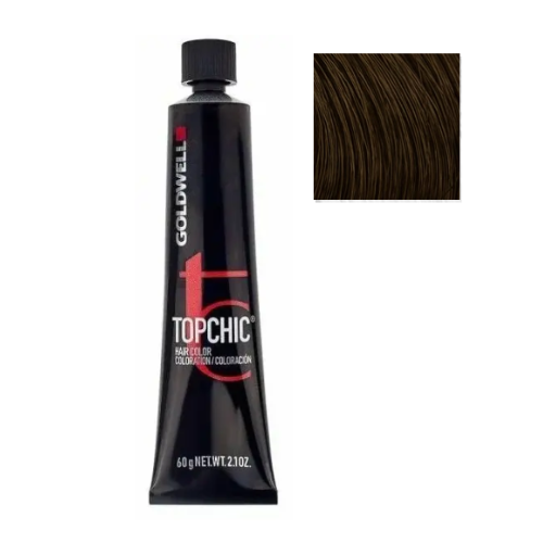 Стойкая профессиональная краска для волос - Goldwell Topchic Hair Color Coloration 7B (Сафари)